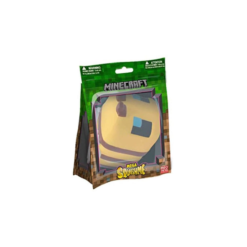 Minecraft Mega Squishme Anti-Stress-Figur Serie 3 Biene 15 cm - Preorder - ETA: 20.10.2025