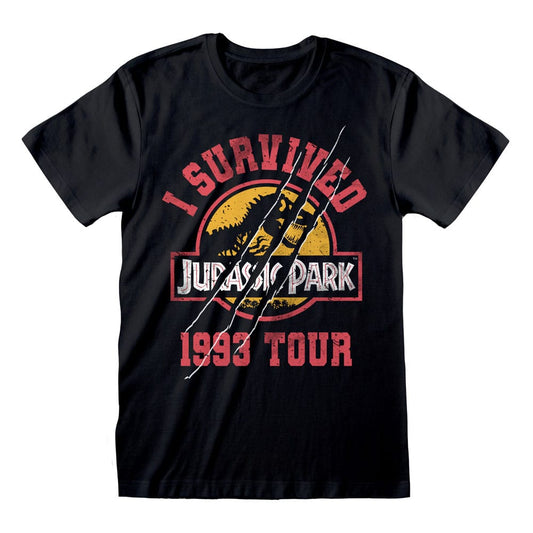 Jurassic Park T-Shirt I Survived 1993 Größe M - Versand: 5-7 Tage nach Bestellung