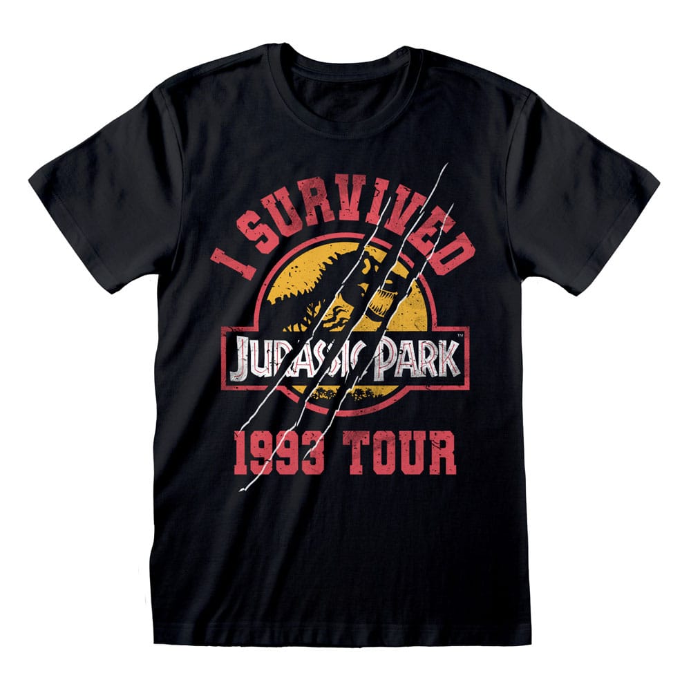 Jurassic Park T-Shirt I Survived 1993 Größe S - Versand: 5-7 Tage nach Bestellung