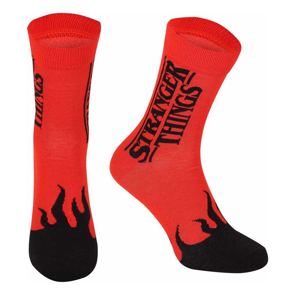 Stranger Things Socken Red Flame Small  - Versand: 5-7 Tage nach Bestellung