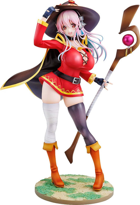 Super Sonico x Konosuba PVC Statue 1/7 Super Sonico Megumin collaboration Ver. 25 cm - Preorder - ETA: 25.05.2026