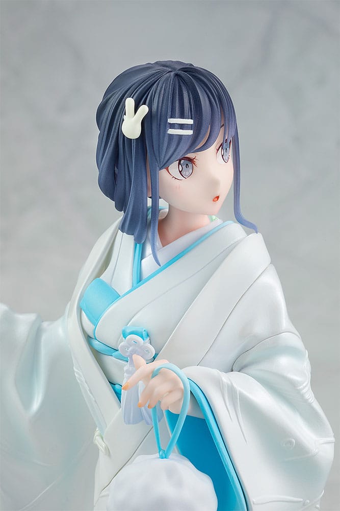 Rascal Does Not Dream of a Bunny Girl Senpai Statue 1/7 Mai Sakurajima White Kimono Ver. 23 cm         - Versand: 7 Tage nach Bestellung