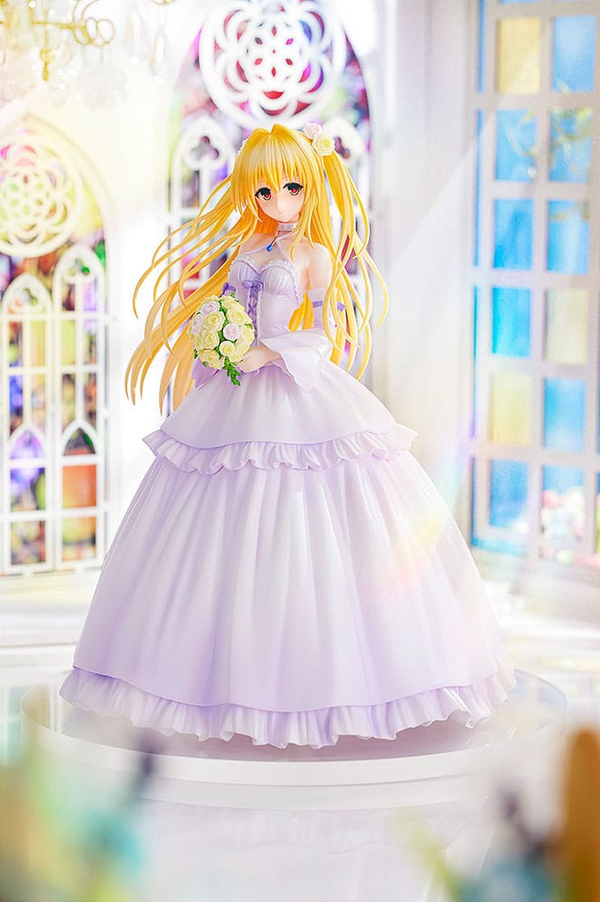 To Love-Ru Darkness PVC Statue 1/7 Golden Darkness Wedding Dress Ver. 23 cm - Versand: 5-7 Tage nach Bestellung