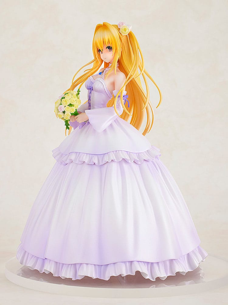 To Love-Ru Darkness PVC Statue 1/7 Golden Darkness Wedding Dress Ver. 23 cm - Versand: 5-7 Tage nach Bestellung