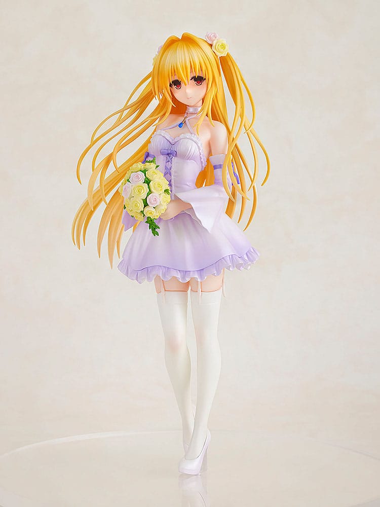 To Love-Ru Darkness PVC Statue 1/7 Golden Darkness Wedding Dress Ver. 23 cm - Versand: 5-7 Tage nach Bestellung