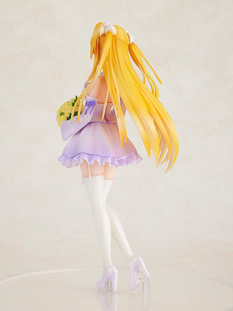 To Love-Ru Darkness PVC Statue 1/7 Golden Darkness Wedding Dress Ver. 23 cm - Versand: 5-7 Tage nach Bestellung