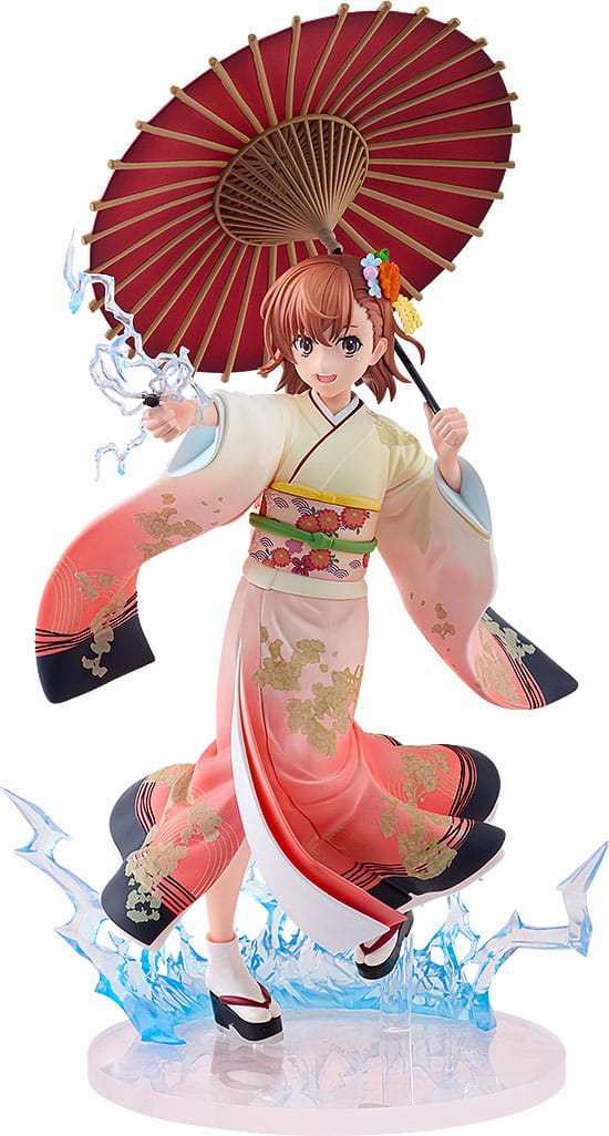A Certain Scientific Railgun T Statue 1/7 Mikoto Misaka Furisode Kimono Ver. 28 cm  - Versand: 7 Tage nach Bestellung
