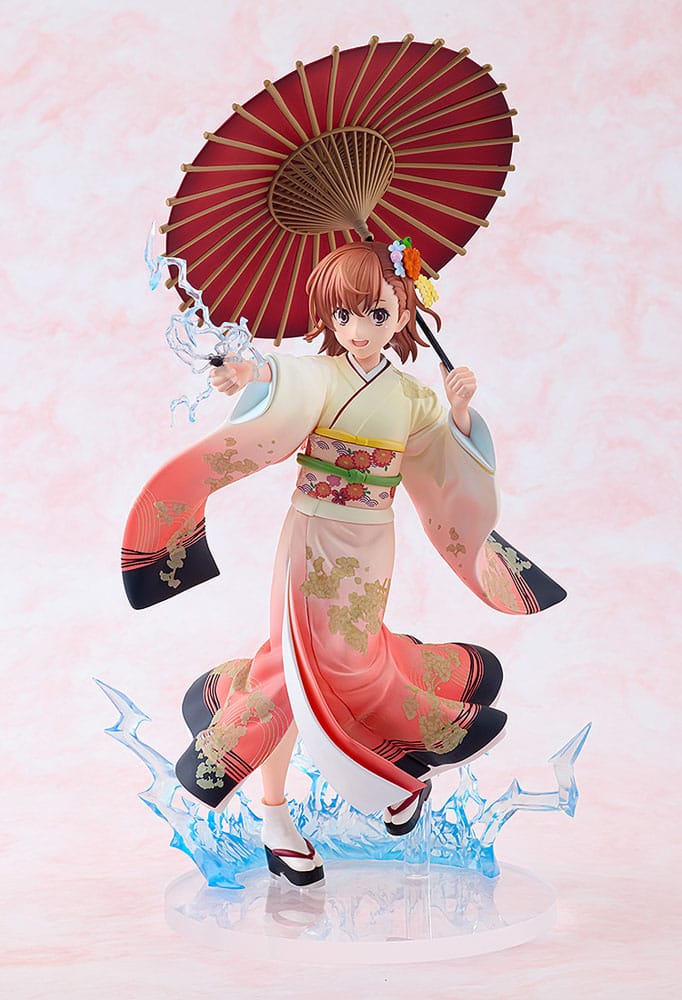 A Certain Scientific Railgun T Statue 1/7 Mikoto Misaka Furisode Kimono Ver. 28 cm  - Versand: 7 Tage nach Bestellung