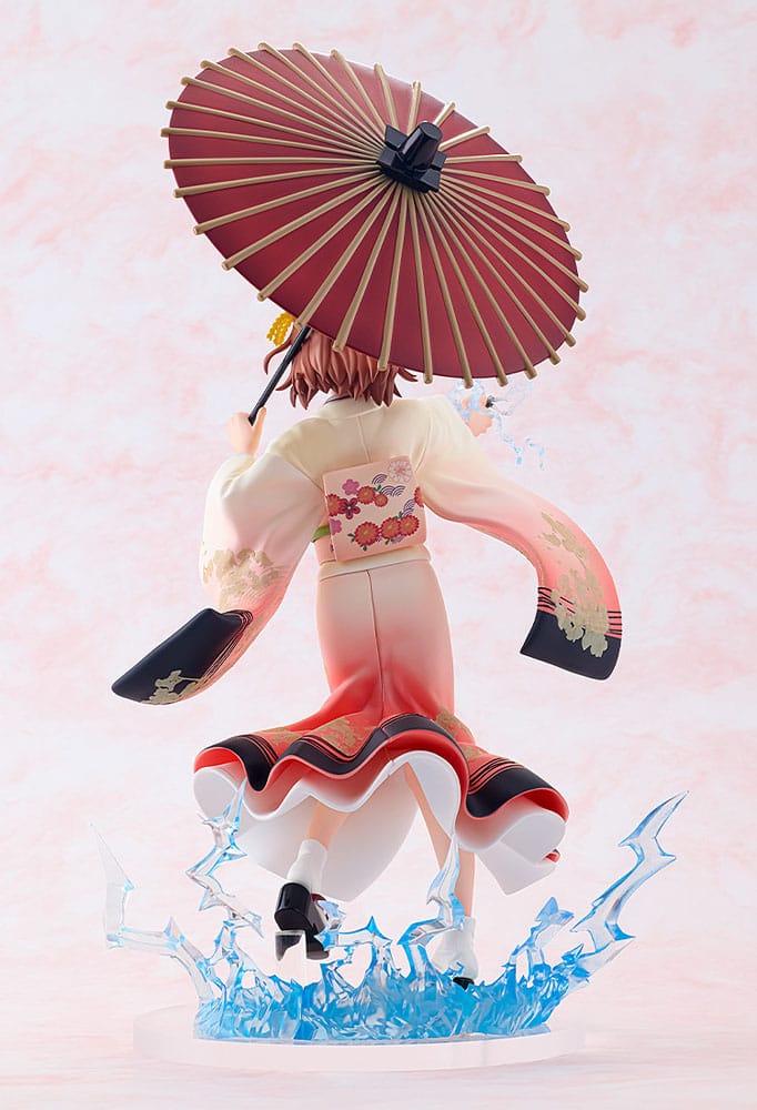 A Certain Scientific Railgun T Statue 1/7 Mikoto Misaka Furisode Kimono Ver. 28 cm  - Versand: 7 Tage nach Bestellung