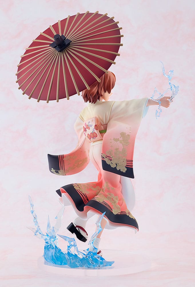 A Certain Scientific Railgun T Statue 1/7 Mikoto Misaka Furisode Kimono Ver. 28 cm  - Versand: 7 Tage nach Bestellung