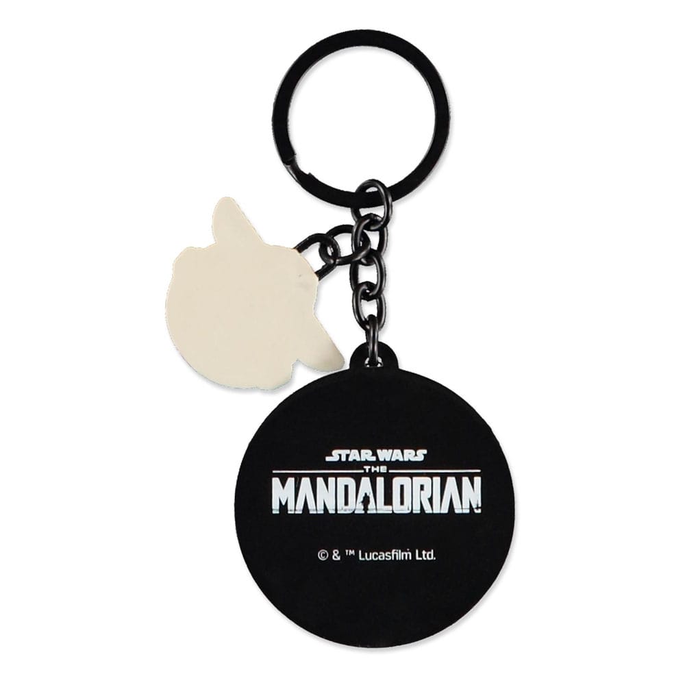 Star Wars: The Mandalorian Gummi-Schlüsselanhänger Mandalorian & Grogu   - Versand: 5-7 Tage nach Bestellung