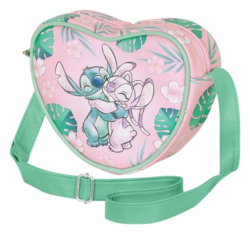 Lilo & Stitch Casual Heart Umhängetasche Hug Pink - Preorder - ETA: 28.08.2026
