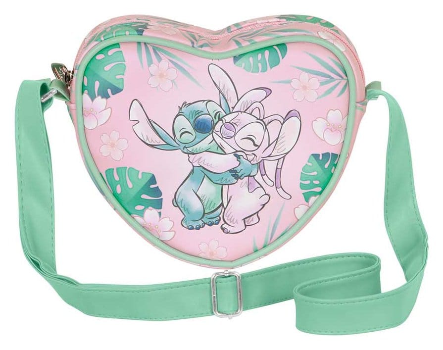 Lilo & Stitch Casual Heart Umhängetasche Hug Pink - Preorder - ETA: 28.08.2026
