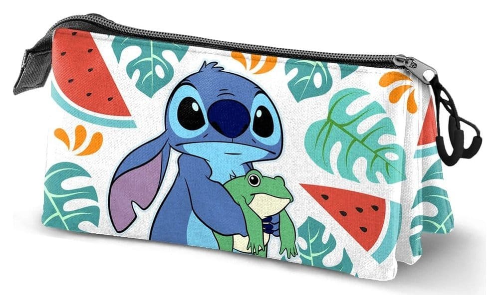 Lilo & Stitch Triple Federmäppchen Frog Multicolour - Versand: 7 Tage nach Bestellung