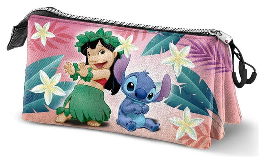 Lilo & Stitch Triple-Federmäppchen Dance - Versand: 7 Tage nach Bestellung