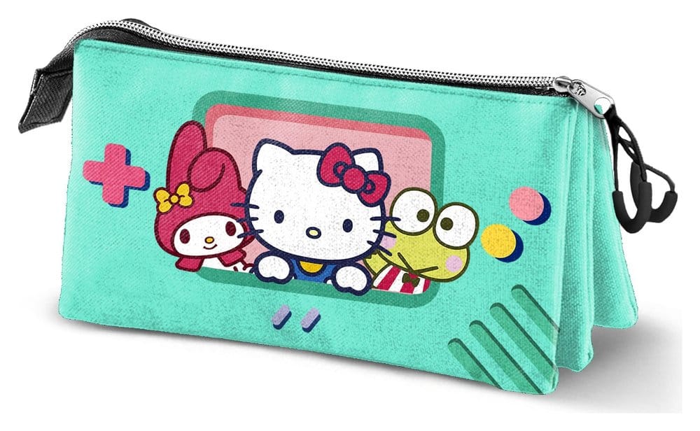 Sanrio 3-fach Federmäppchen Hello Kitty Videogame - Versand: 7 Tage nach Bestellung