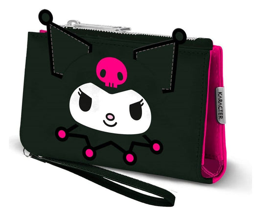 Sanrio Slim Brieftasche Kuromi Face - Preorder - ETA: 16.07.2026