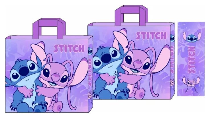 Lilo & Stitch Einkaufstasche Stitch & Angel Hug - Preorder - ETA: 17.09.2026