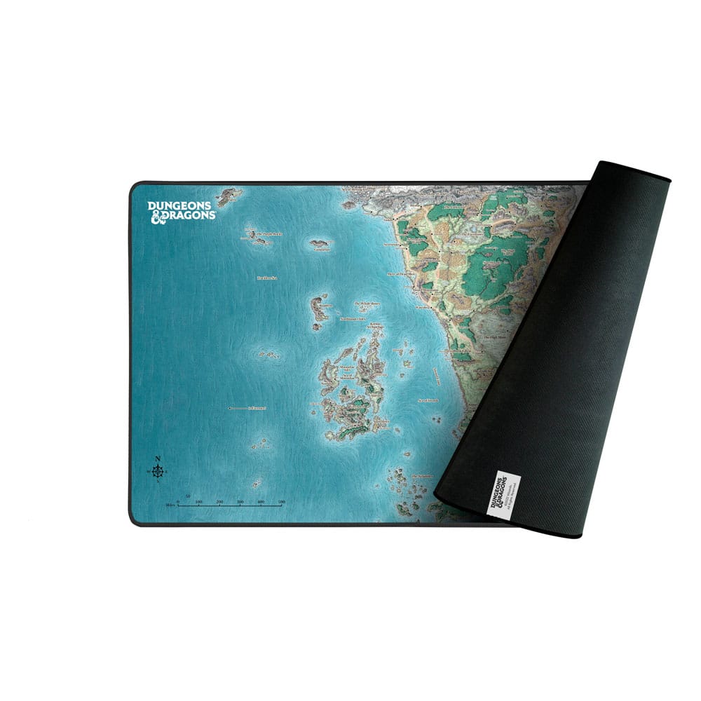 Dungeons & Dragons XL Mousepad Faerun Map - Versand: 5-7 Tage nach Bestellung
