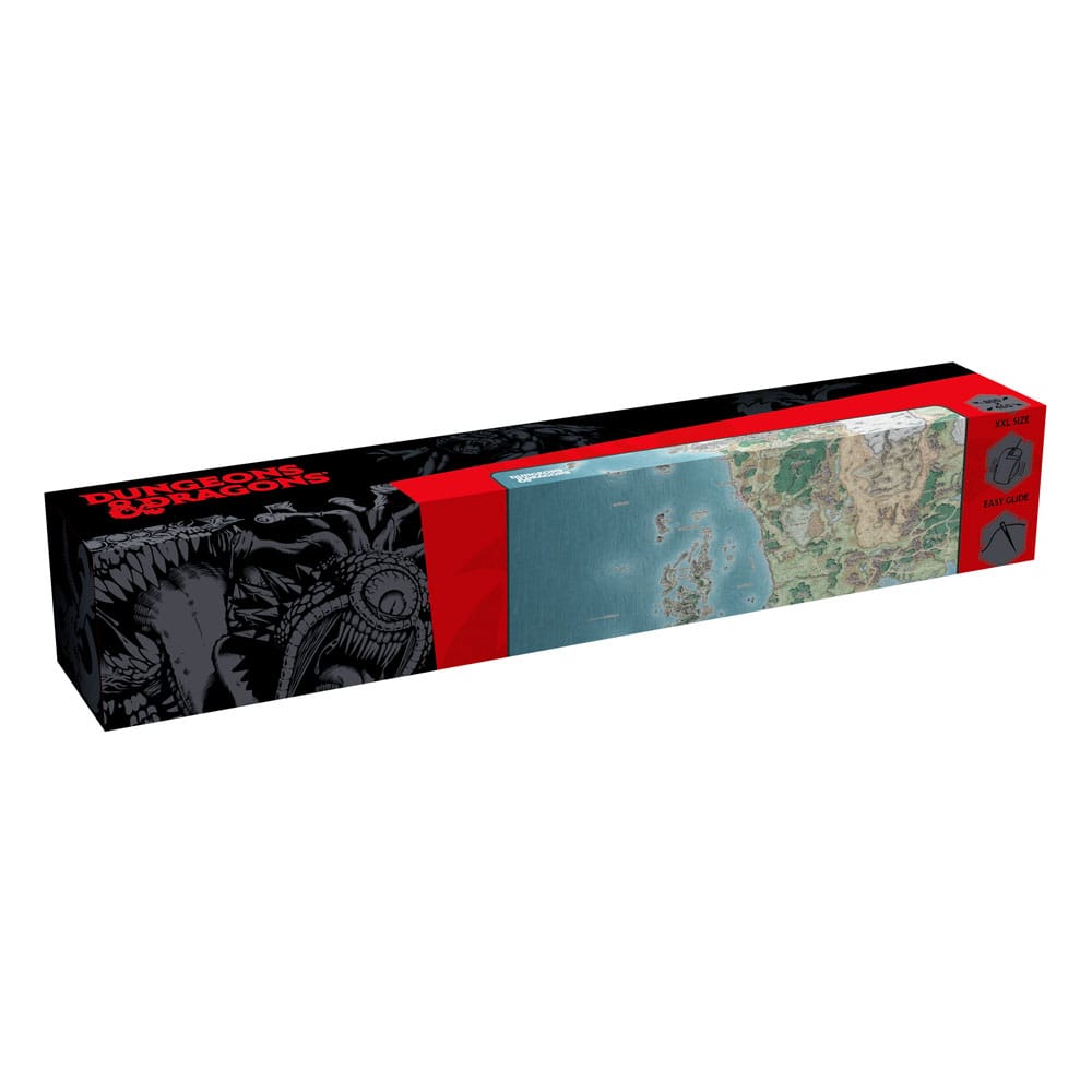 Dungeons & Dragons XL Mousepad Faerun Map - Versand: 5-7 Tage nach Bestellung