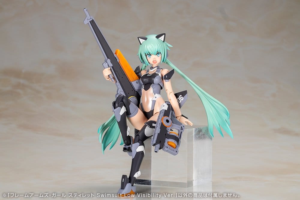 Frame Arms Girl Plastic Model Kit Stylet Swimsuit Low Visibility Ver. 16 cm      - Preorder - ETA: 14.08.2026