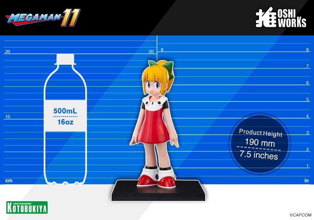 Mega Man Oshi Works PVC Figur Roll 19 cm - Preorder - ETA: 25.12.2026