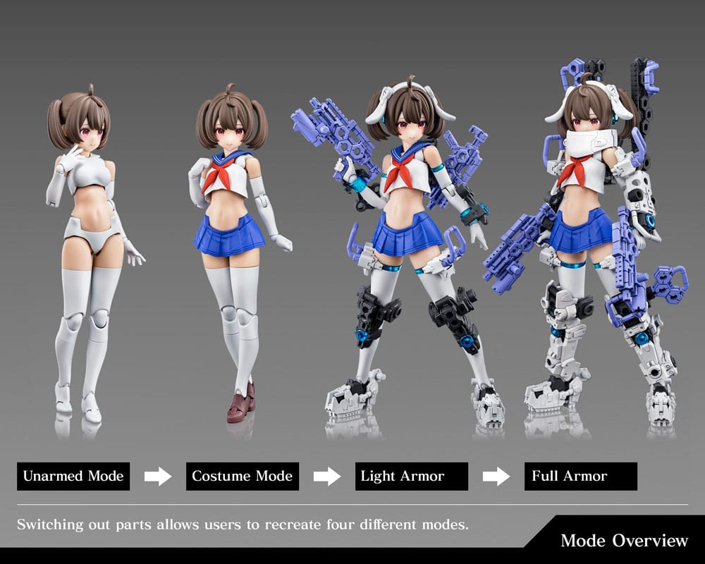 Megami Device Plastic Model Kit 1/1 Buster Doll Gunner 16 cm   - Versand: 7 Tage nach Bestellung