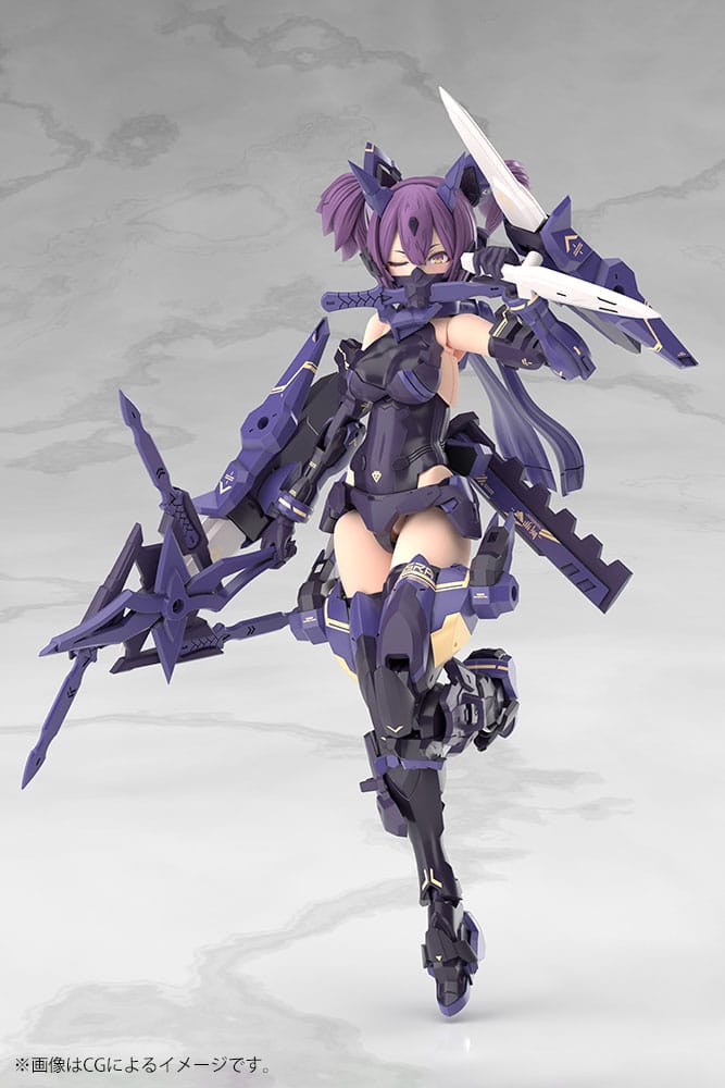 Megami Device Plastic Model Kit 1/1 Asra Ninja Kaname Shadow Edition Full Package 14 cm  - Versand: 7 Tage nach Bestellung