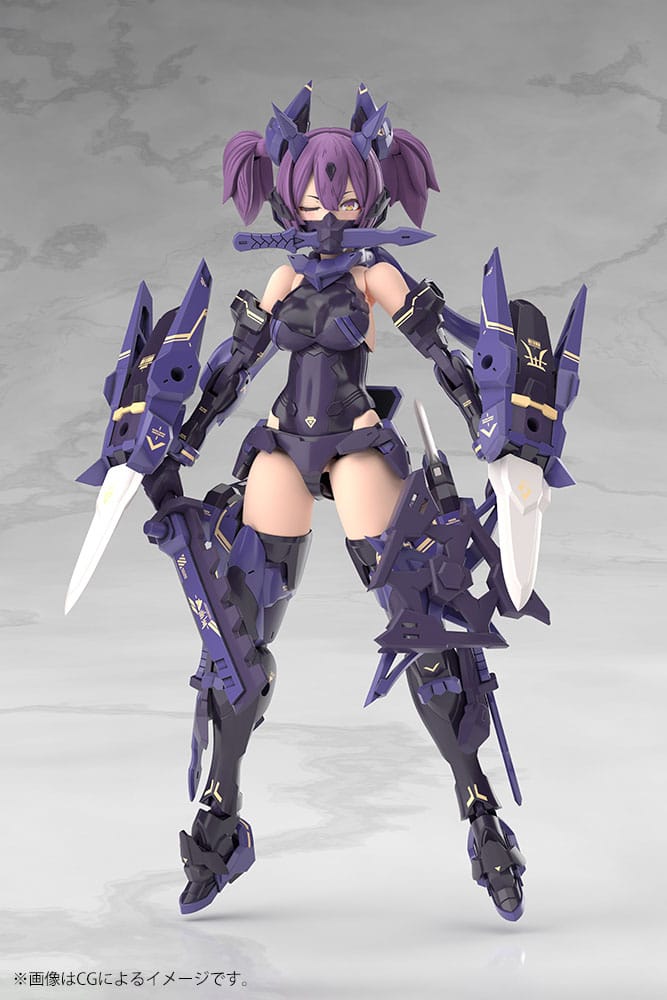 Megami Device Plastic Model Kit 1/1 Asra Ninja Kaname Shadow Edition Full Package 14 cm  - Versand: 7 Tage nach Bestellung