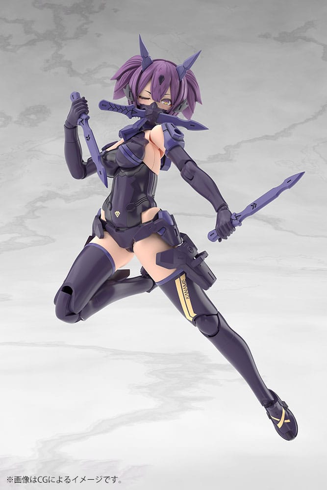 Megami Device Plastic Model Kit 1/1 Asra Ninja Kaname Shadow Edition Full Package 14 cm  - Versand: 7 Tage nach Bestellung