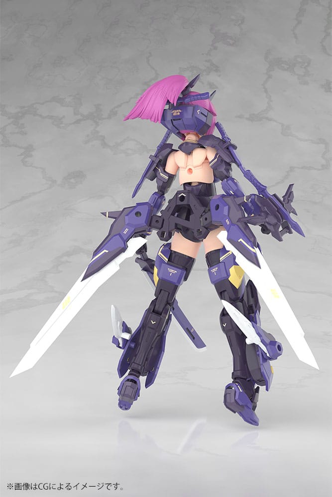 Megami Device Plastic Model Kit 1/1 Asra Archer Kizuna Shadow Edition Full Package 14 cm   - Versand: 7 Tage nach Bestellung