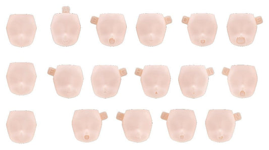 Megami Device M.S.G. Zubehör-Set für Plastic Model Kits 10 Face Set Puni Mofu 01 Skin Color B - Preorder - ETA: 25.01.2027