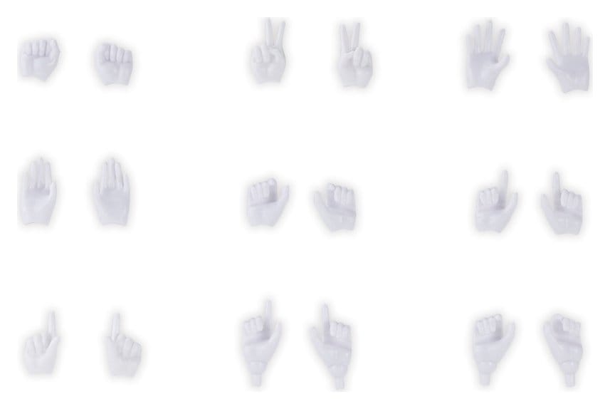 Megami Device M.S.G. Zubehör-Set für Plastic Model Kits 1/1 09 Hand Set Skin Color White - Preorder - ETA: 25.02.2027