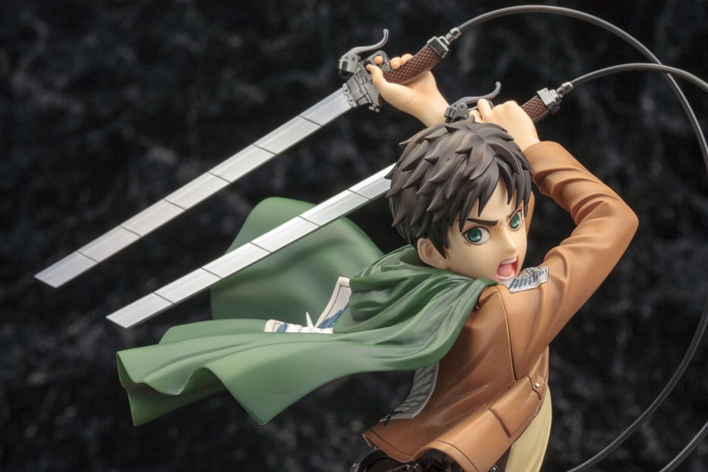 Attack on Titan ARTFXJ Statue 1/8 Eren Yeager Renewal Package Ver. 26 cm - Versand: 7 Tage nach Bestellung