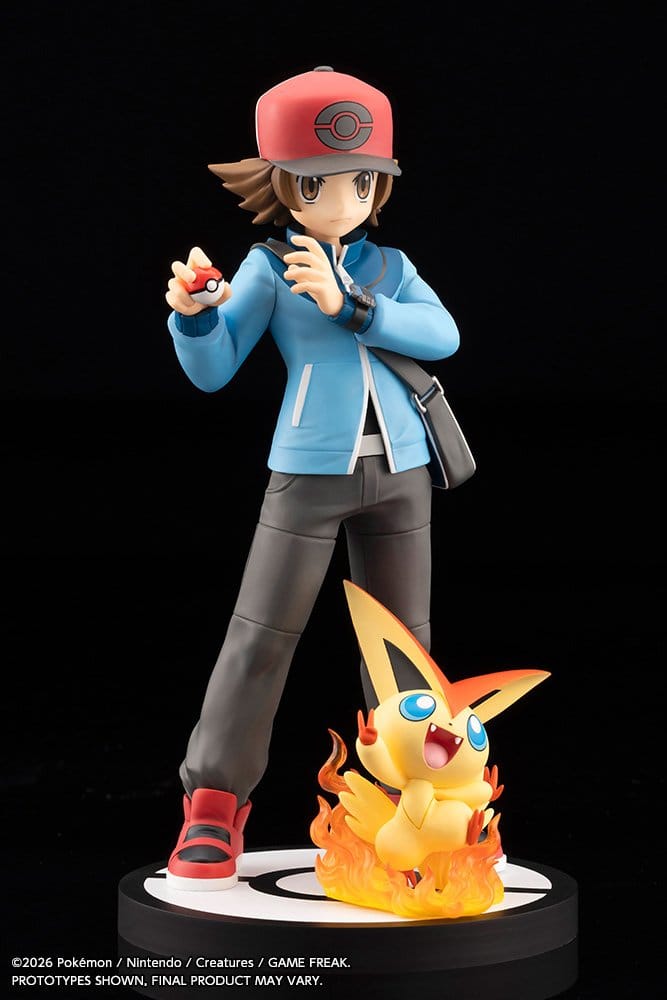 Pokémon ARTFX J PVC Figur 1/8 Hilbert with Victini 20 cm - Preorder - ETA: 25.05.2027