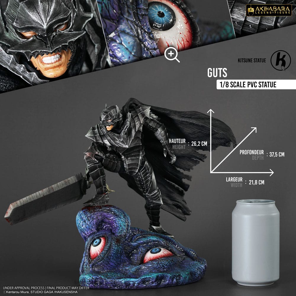Berserk Akihabara Legend Figure PVC Statue 1/8 Guts (Berserker Armor) 26 cm - Preorder - ETA: 25.06.2026