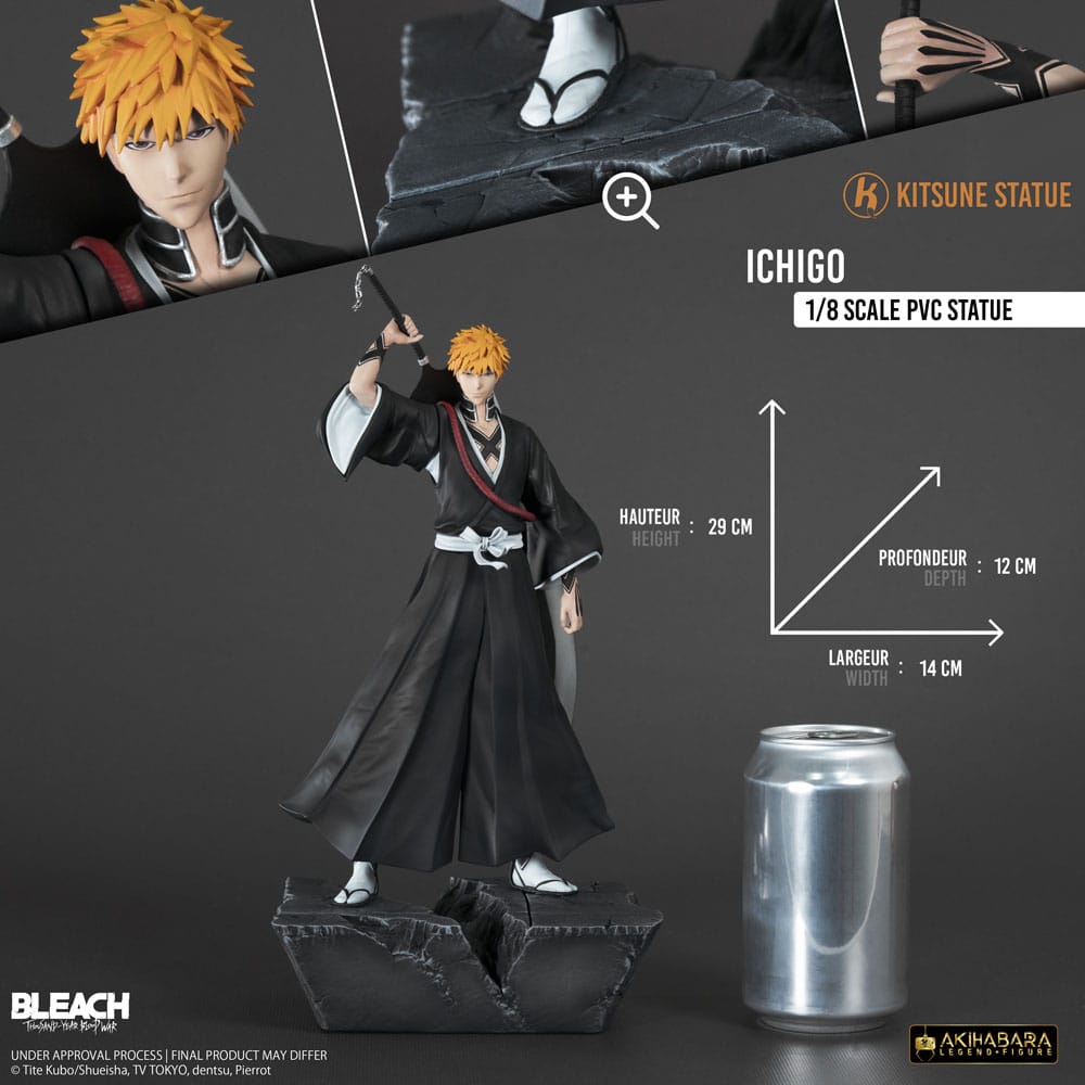 Bleach: Thousand-Year Blood War Figure PVC Statue 1/8 Ichigo 29 cm - Preorder - ETA: 25.12.2025