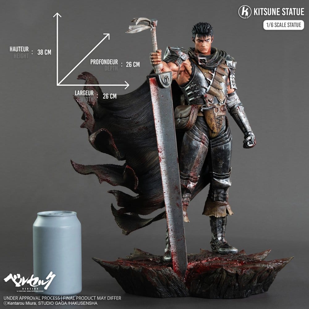 Berserk Statue 1/6 Guts 38 cm - Preorder - ETA: 25.08.2027