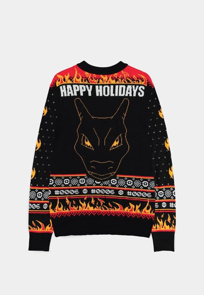 Pokémon Christmas Pullover Glurak Größe M - Preorder - ETA: 25.11.2026