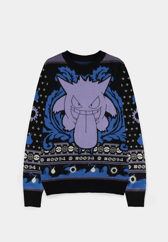 Pokémon Christmas Pullover Gengar Größe XXL - Preorder - ETA: 25.11.2026