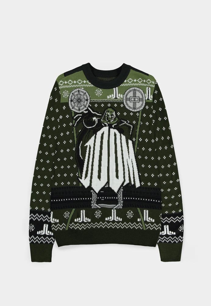 Marvel Christmas Pullover Avengers: Doomsday - Dr. Doom Größe S - Preorder - ETA: 25.11.2026