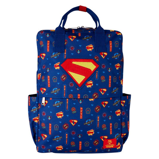 DC Comics by Loungefly Full-Size Nylon Rucksack Superman - Versand: 5-7 Tage nach Bestellung