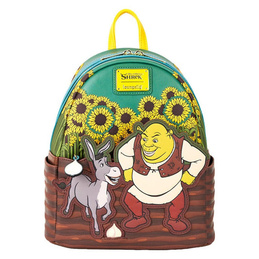 Dreamworks by Loungefly Mini Rucksack Shrek & Donkey Sunflower Field - Versand: 5-7 Tage nach Bestellung