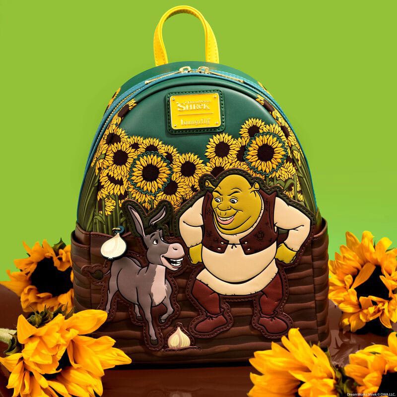 Dreamworks by Loungefly Mini Rucksack Shrek & Donkey Sunflower Field - Versand: 5-7 Tage nach Bestellung