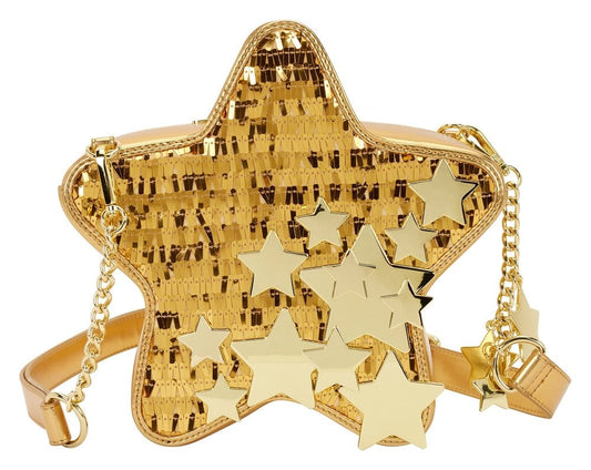 Loungefly Umhängetasche Gold Stars - Versand: 7 Tage nach Bestellung