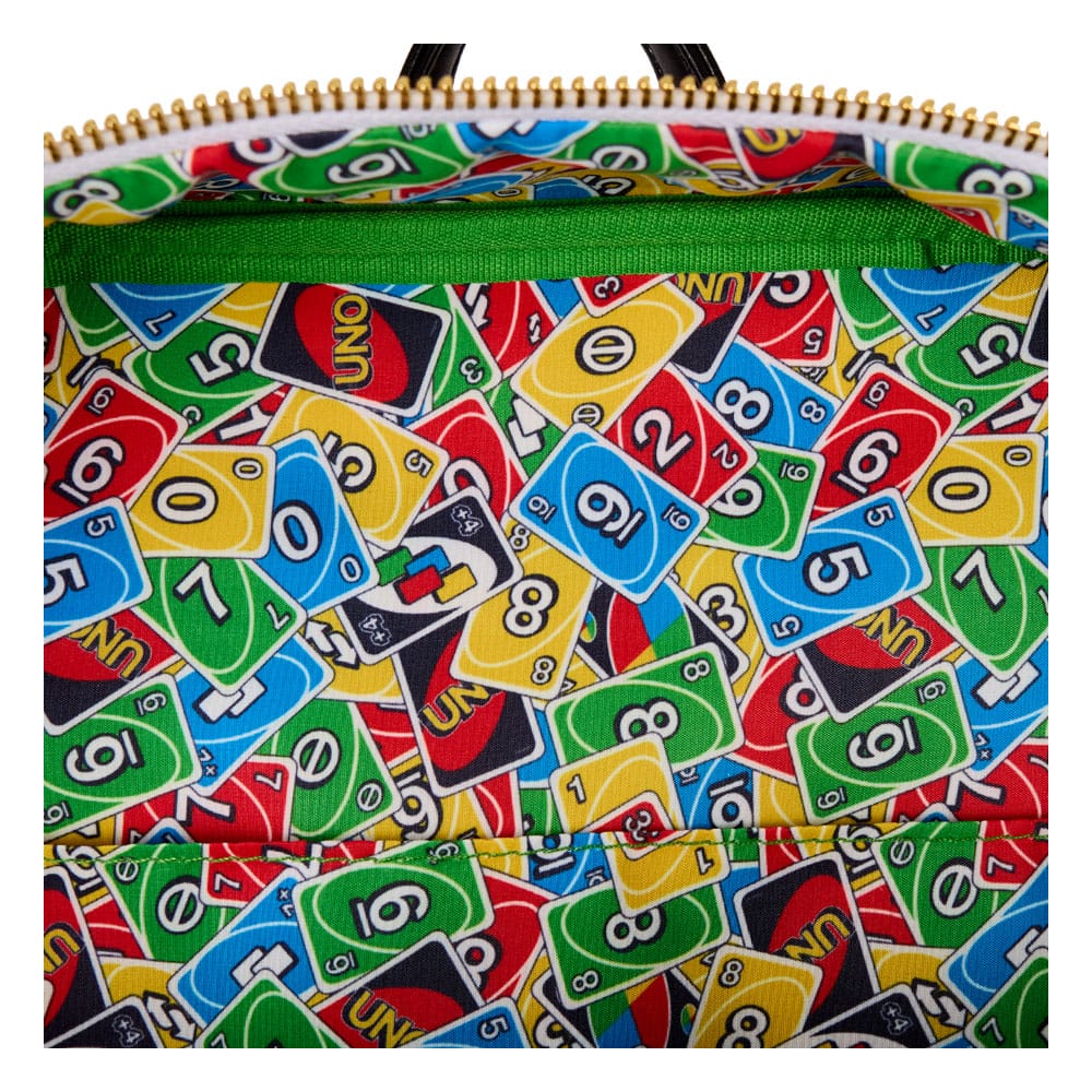 Mattel Classic by Loungefly Mini Rucksack UNO Reverse Card - Versand: 7 Tage nach Bestellung