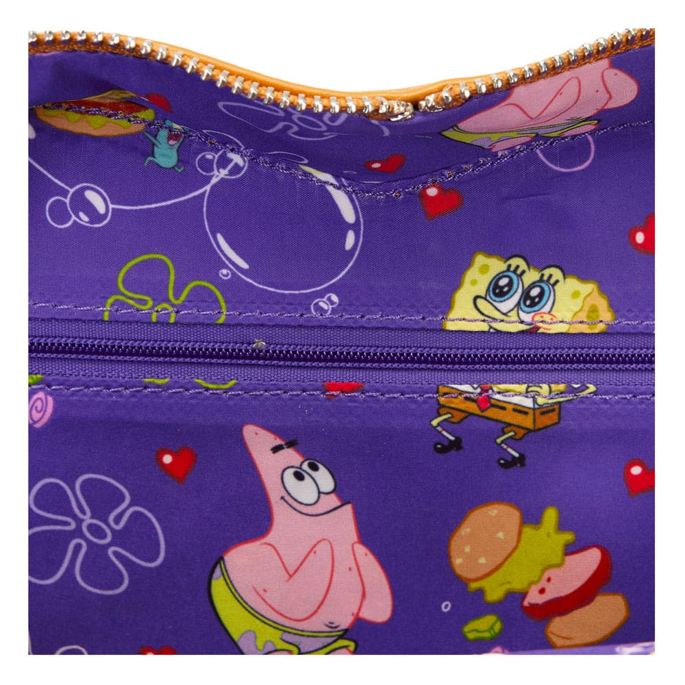 Nickelodeon by Loungefly Umhängetasche Spongebob Krabby Patty Plush - Versand: 5-7 Tage nach Bestellung