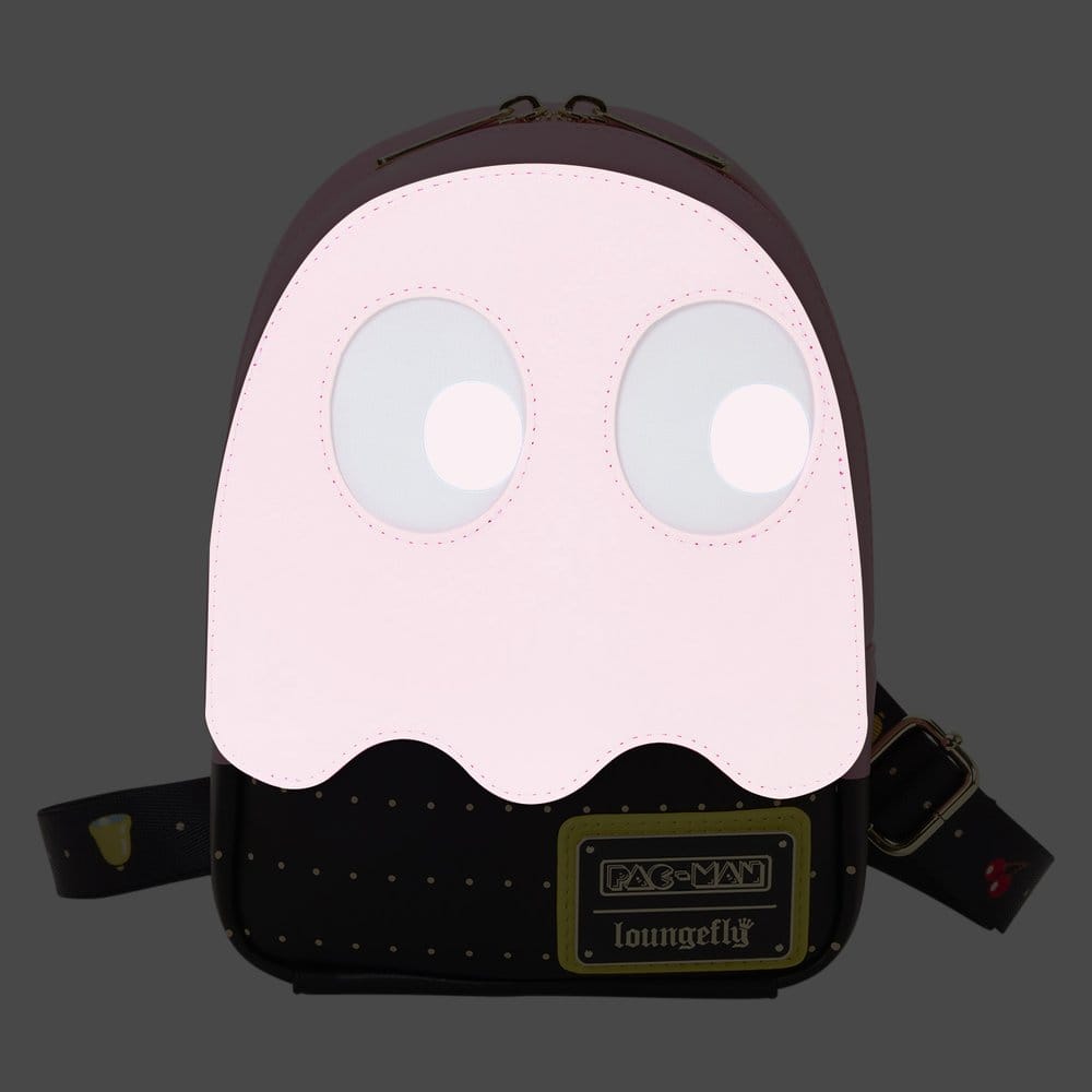 Pac-Man by Loungefly Sling Brusttasche / Umhängetasche Pinky Ghost - Versand: 7 Tage nach Bestellung