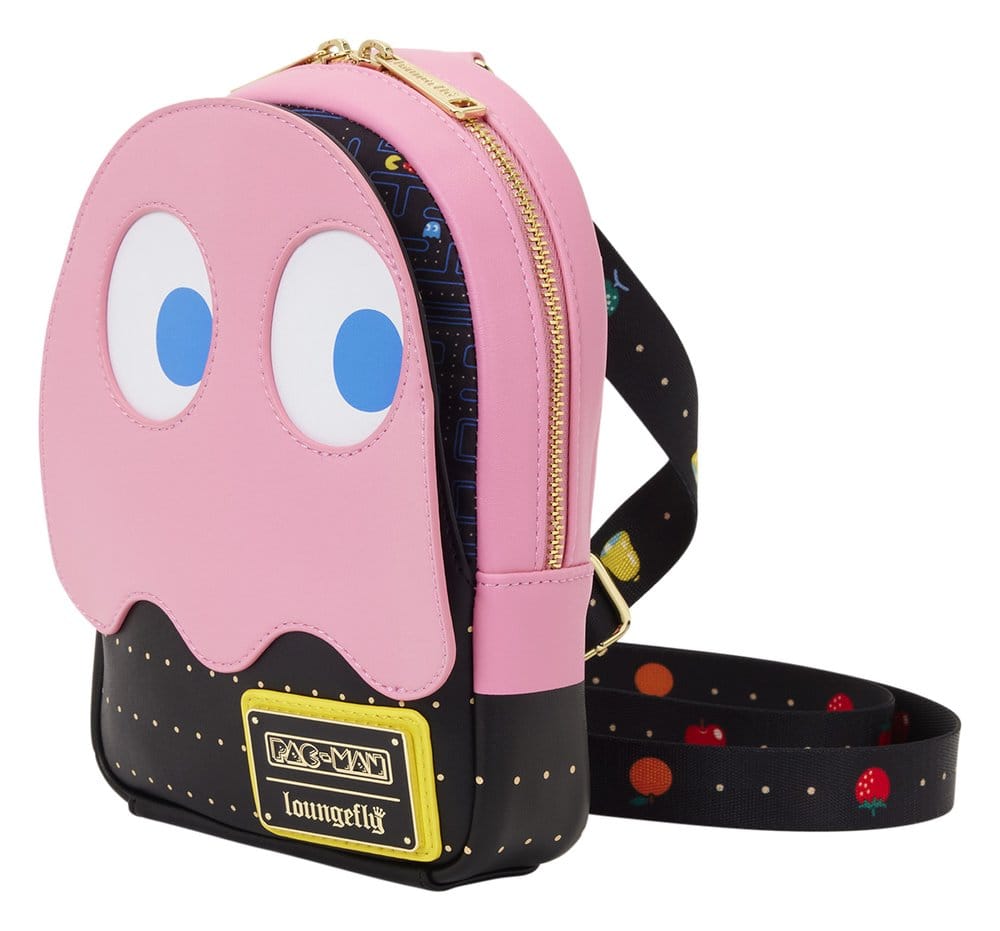 Pac-Man by Loungefly Sling Brusttasche / Umhängetasche Pinky Ghost - Versand: 7 Tage nach Bestellung