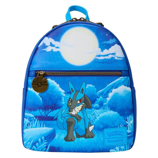 Pokemon by Loungefly Mini Rucksack Lucario Collection - Versand: 5-7 Tage nach Bestellung